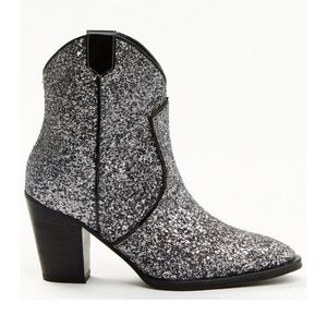 Idyllwind Miranda Lambert Stop and Stare Booties Silver Glitter Sz 7